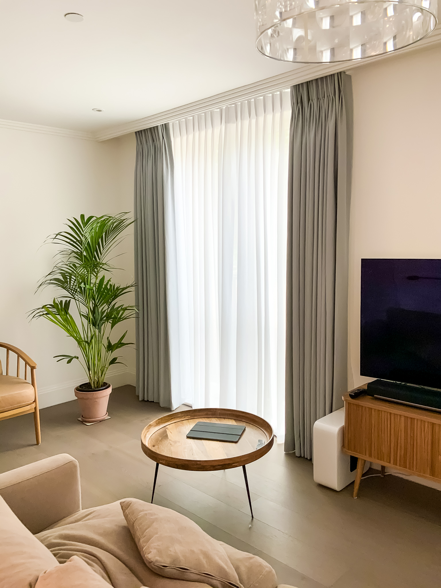 Living room curtain set