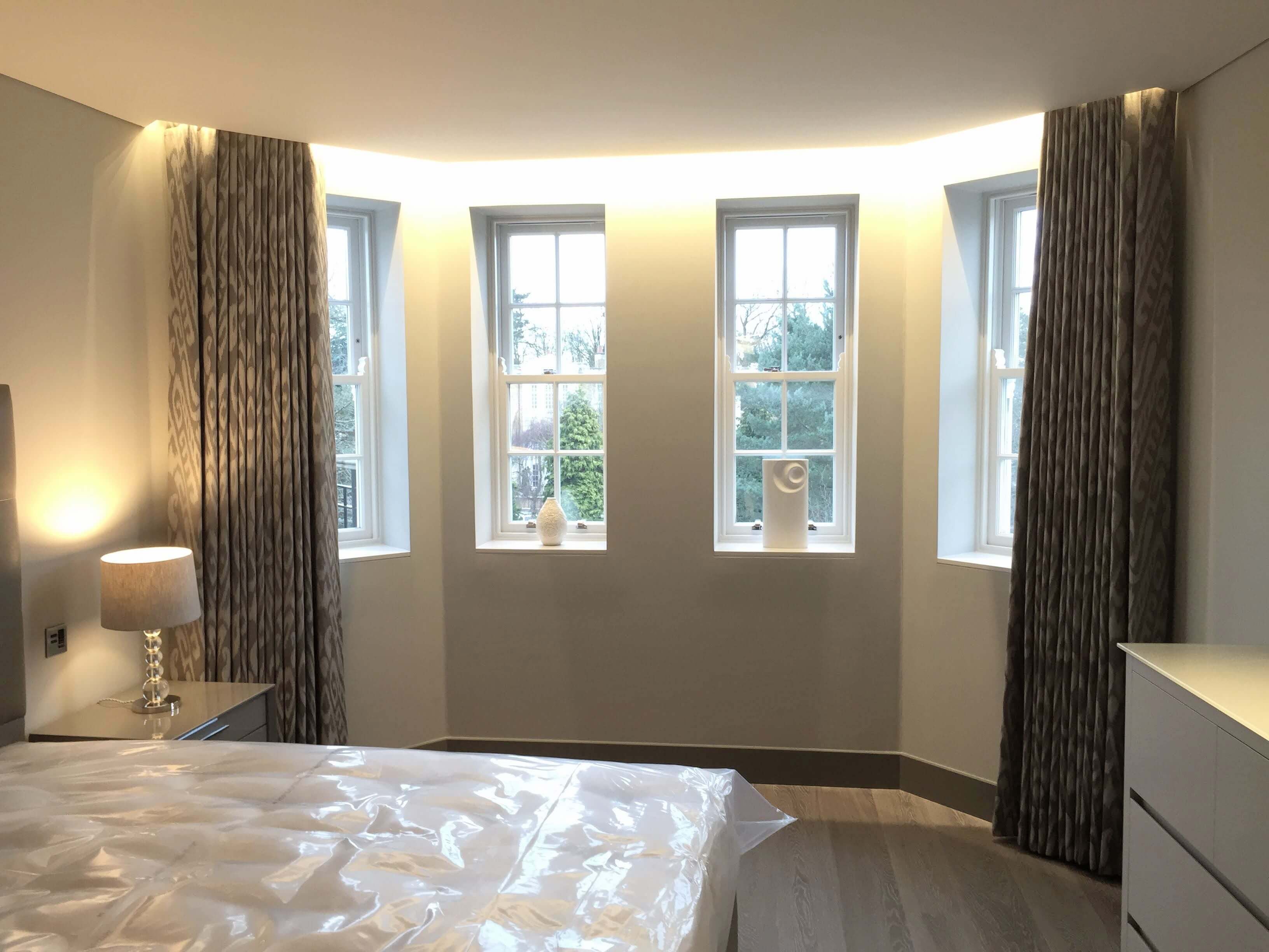 Patterned Bedroom Curtains