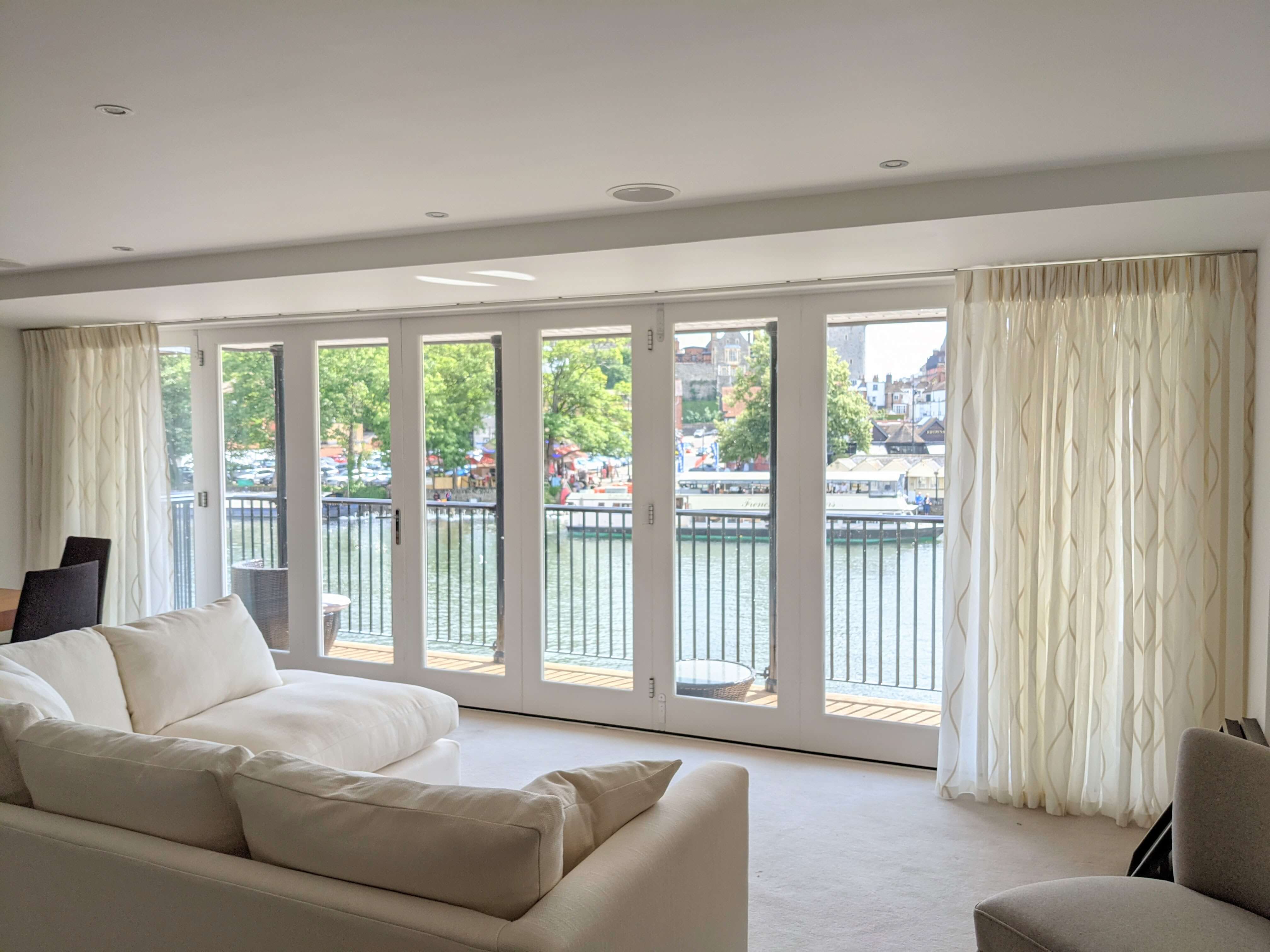 Wide Sheer Pinch Pleated Curtains