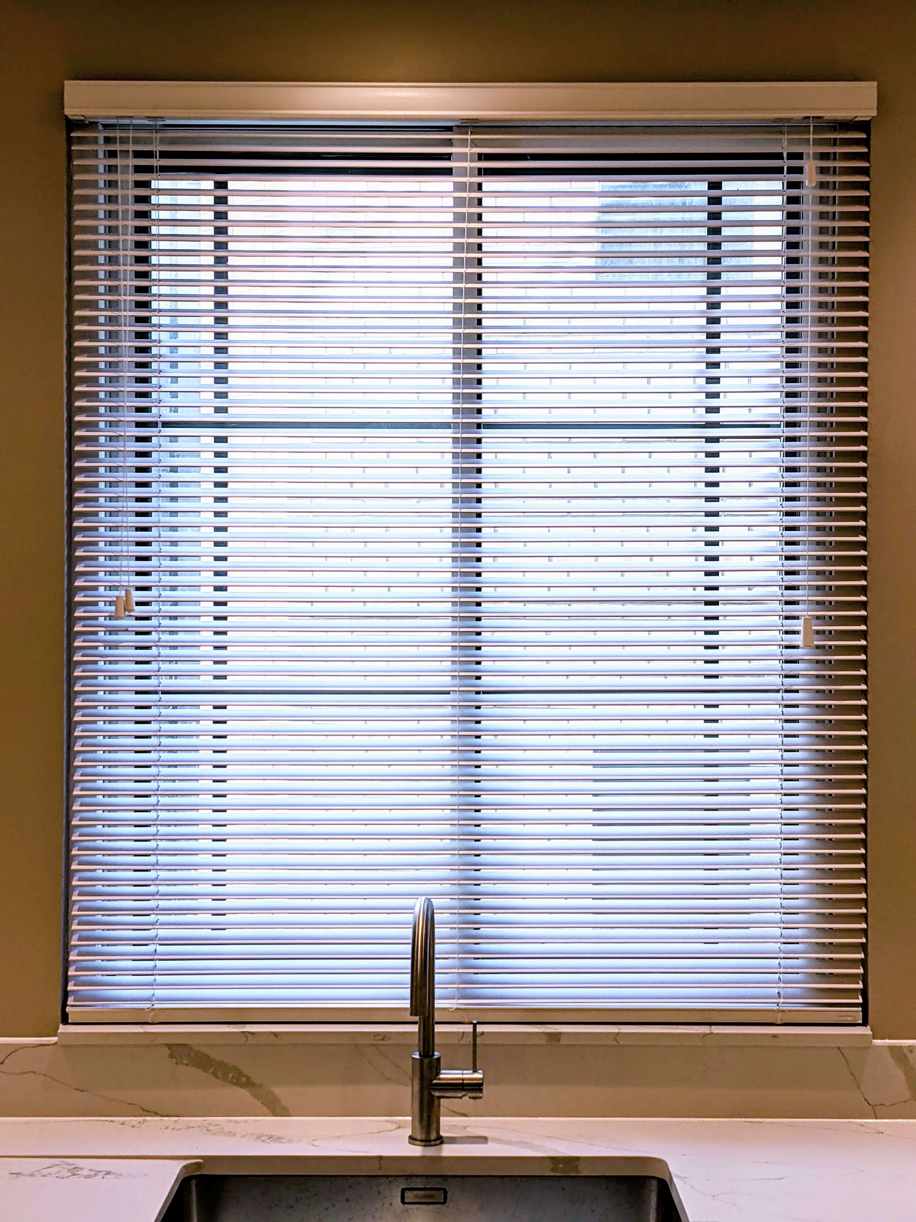 White Venetian Blind