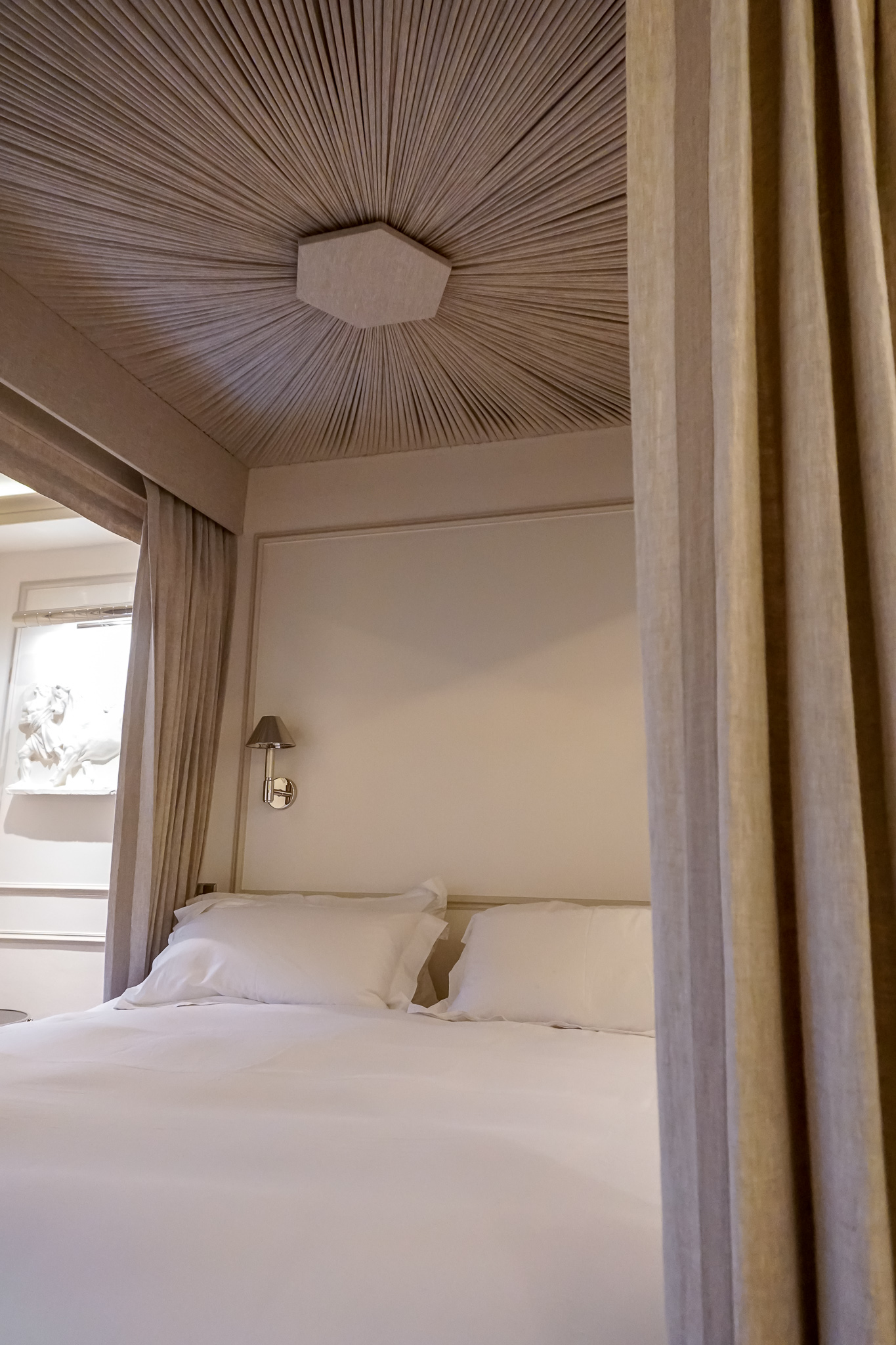 Tented ceiling