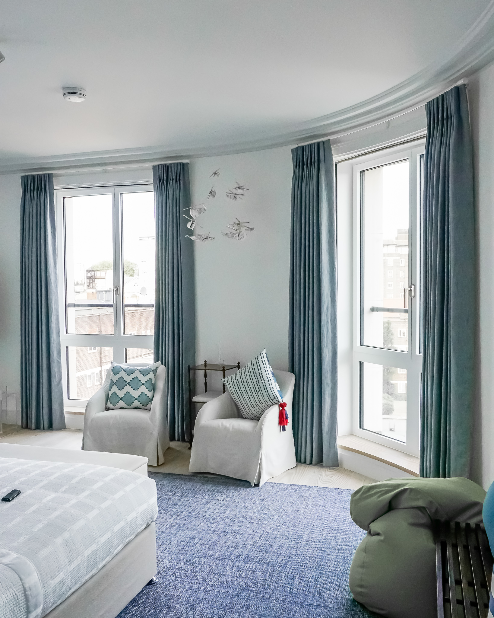 Balcony Pencil Pleat Curtains
